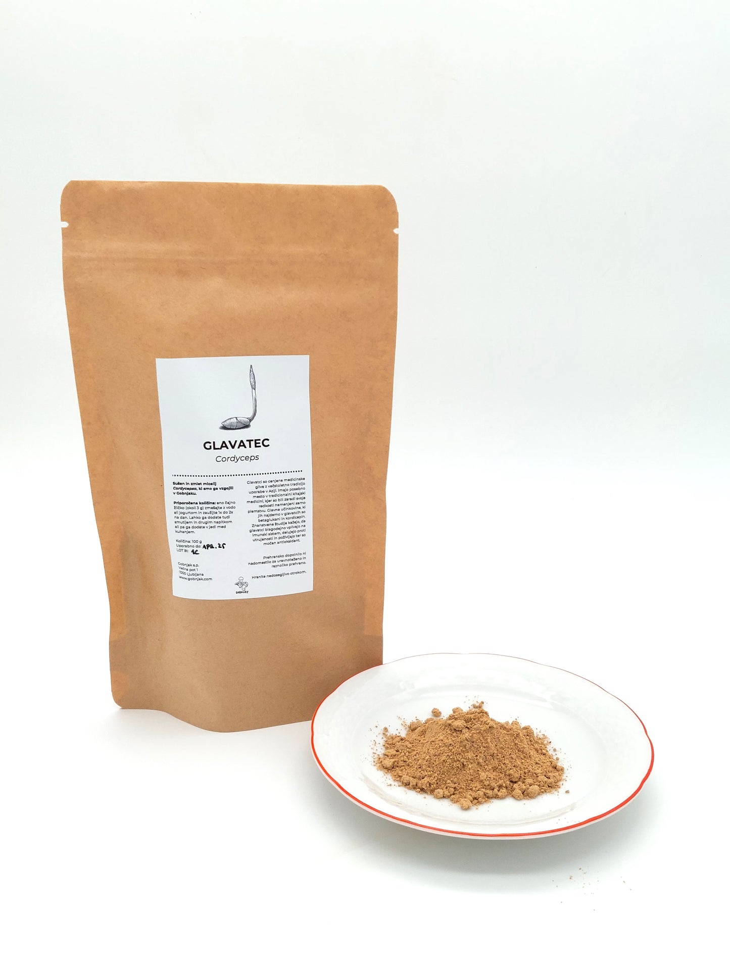 Glavatec (Cordyceps) v prahu (100 g) - Gobnjak