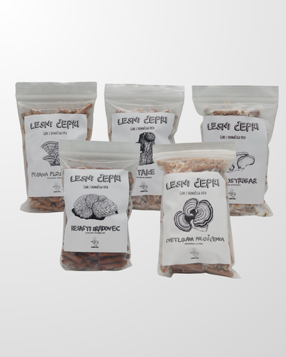 Micelij na lesnih čepkih - Gobnjak